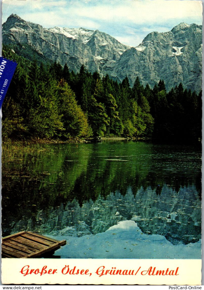 48732 - Oberösterreich - Grünau , Im Almtal , Großer Ödsee , Totes Gebirge - Gelaufen 1992 - Gmunden