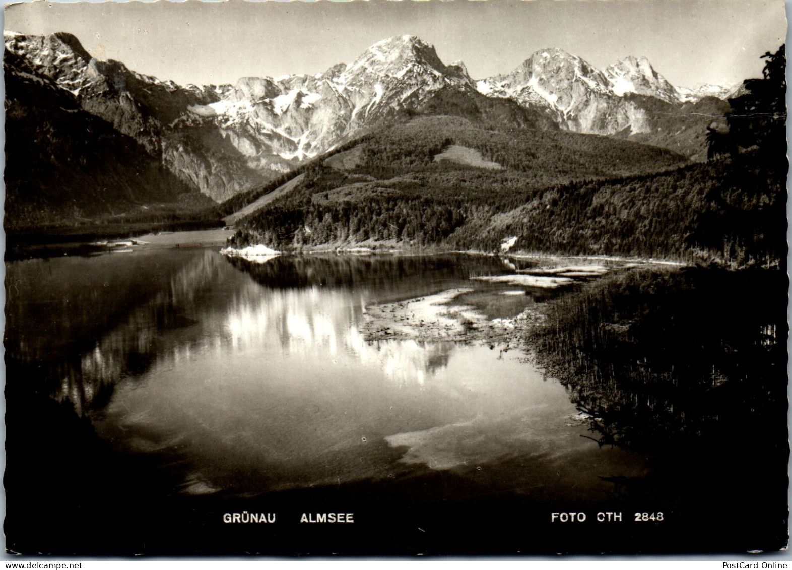 48729 - Oberösterreich - Grünau , Almsee , Panorama Almtal - Gelaufen  - Gmunden