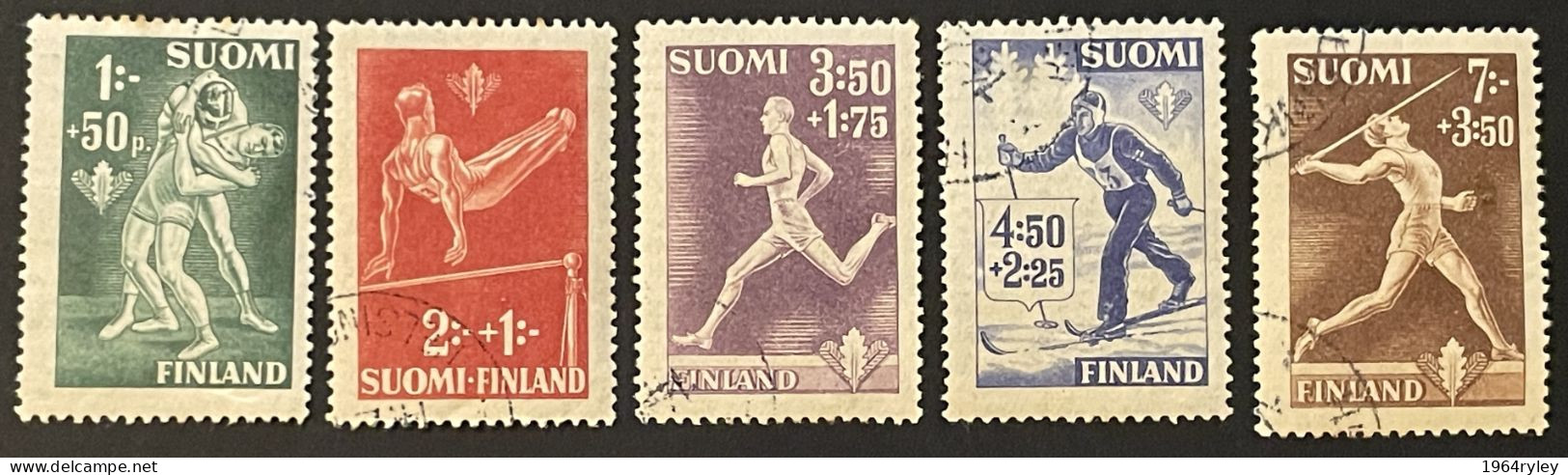 FINLAND  - (0) - 1945 - # 282/286 - Oblitérés