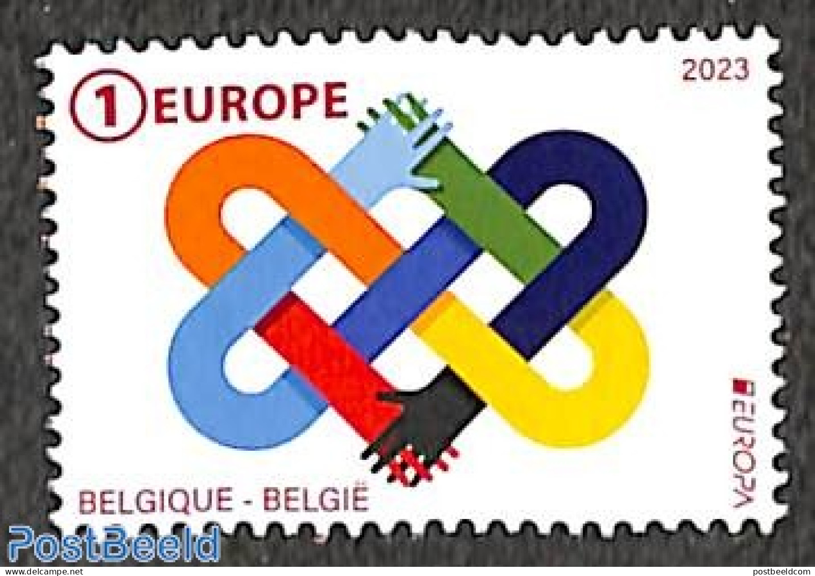 Belgium 2023 Europa, Peace & Freedom 1v, Mint NH, History - Various - Europa (cept) - Peace - Joint Issues - Ongebruikt