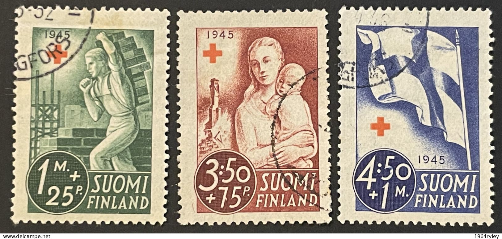 FINLAND  - (0) - 1945 - # 278/281 3 Values - Used Stamps