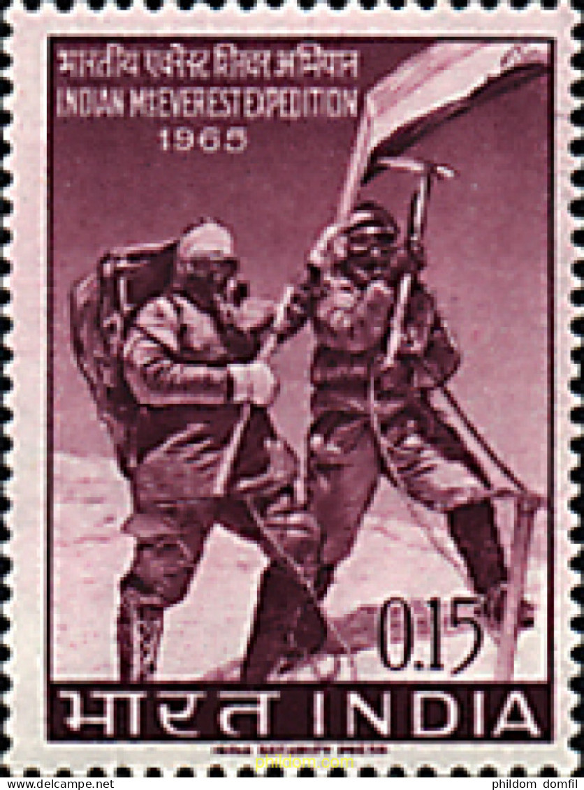 26611 MNH INDIA 1965 EXPEDICION AL EVEREST - Unused Stamps