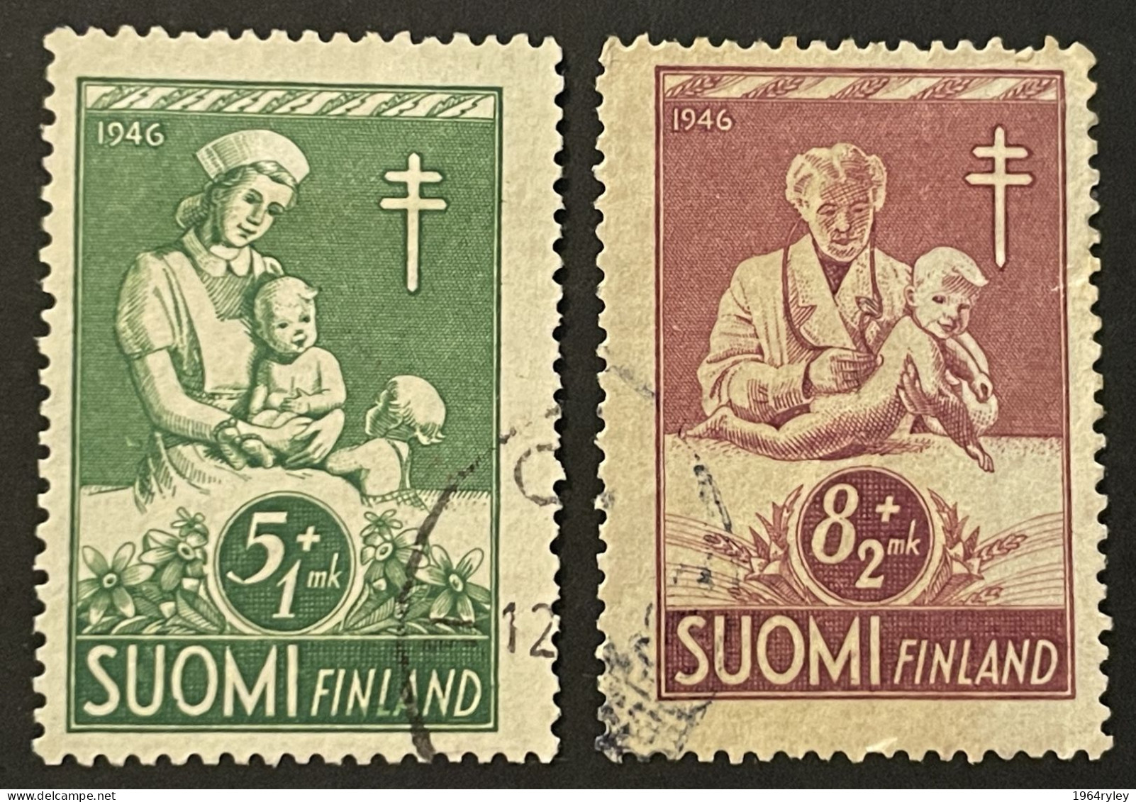 FINLAND  - (0) - 1946 - # 312/313 - Oblitérés