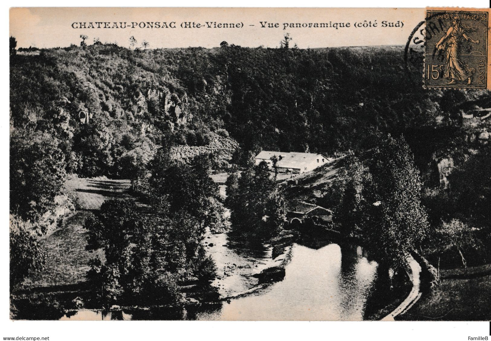 Château-ponsac (Haute-Vienne) - Vue Panoramique (Côté Sud) - Chateauponsac