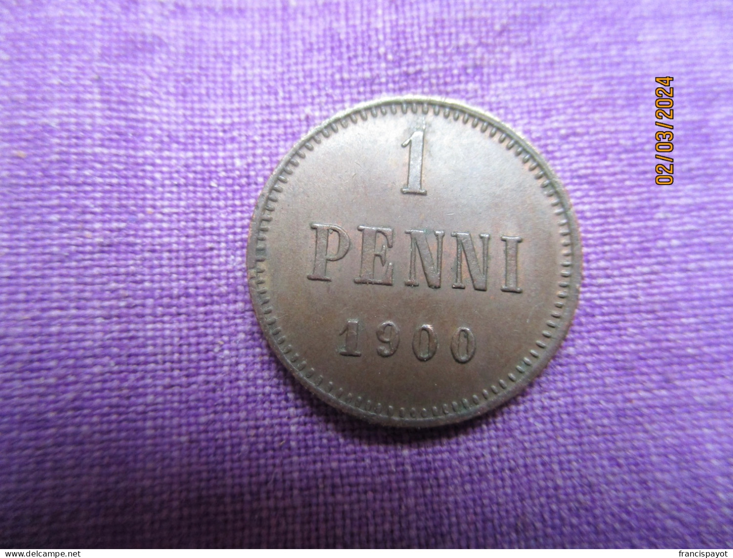 Finland: 1 Penni 1900 - Finlande