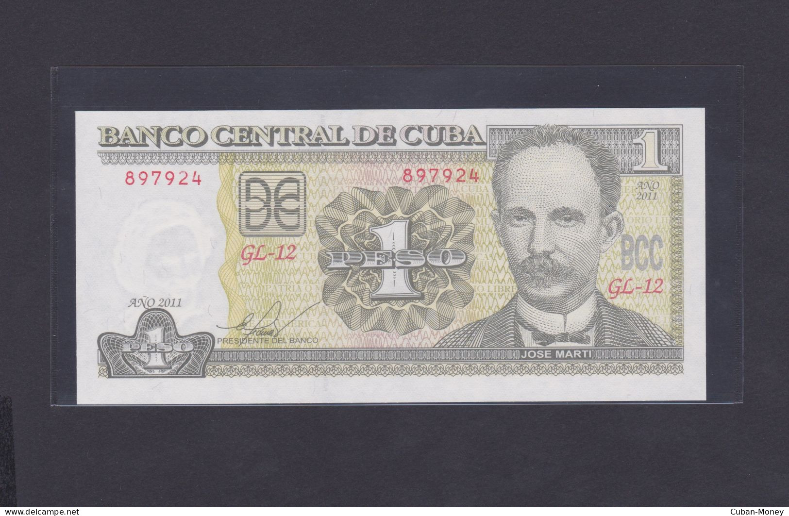 Cuba 1 Peso 2011 SC / UNC - Cuba