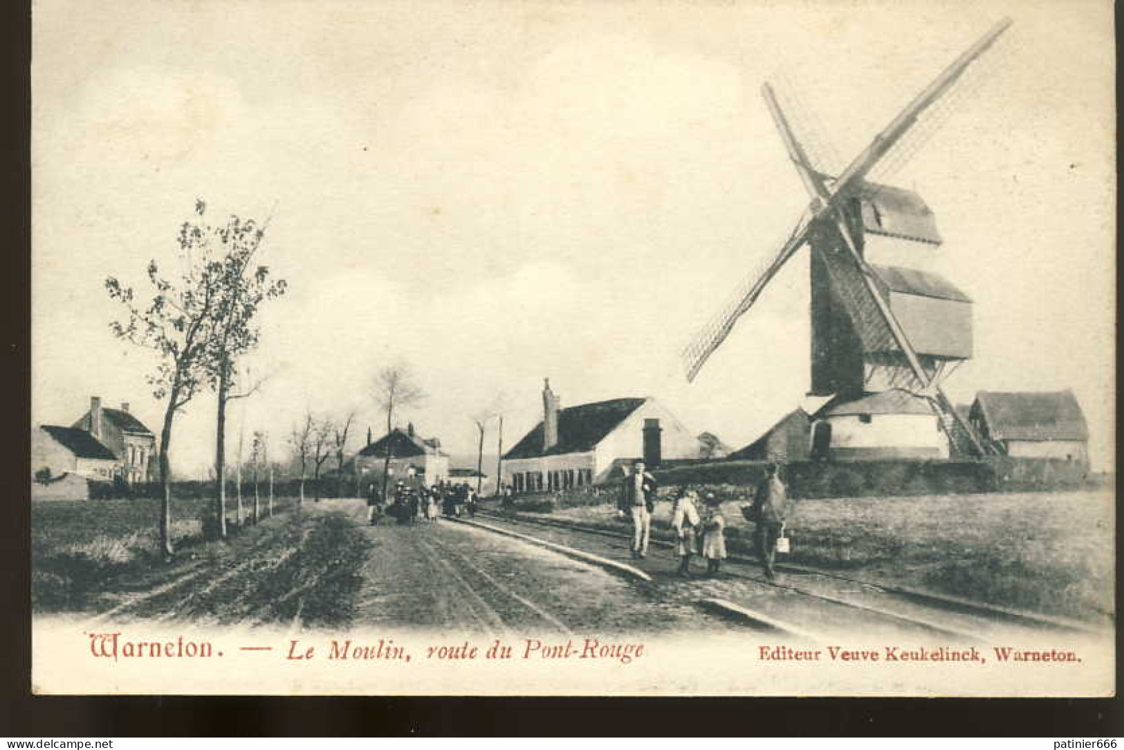 Warneton Le Moulin Route Du Pont Rouge - Komen-Waasten