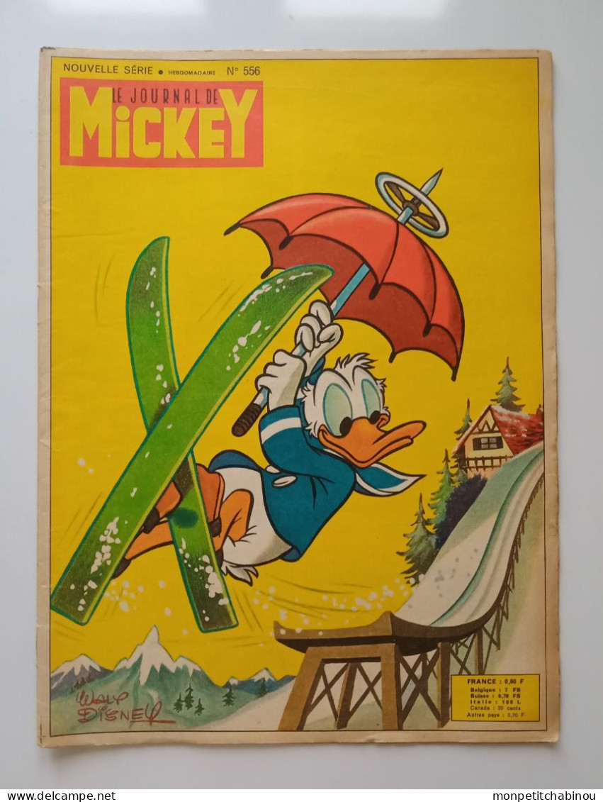 JOURNAL DE MICKEY N°556 (Janvier 1963) - Disney