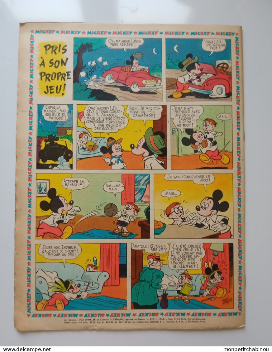 JOURNAL DE MICKEY N°556 (Janvier 1963) - Disney