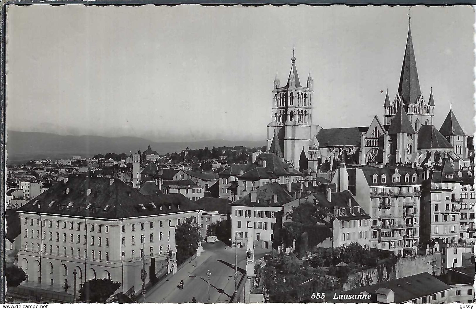 SUISSE Ca.1941: CP Ill. (Lausanne) En FM Pour Zug - Franchigia