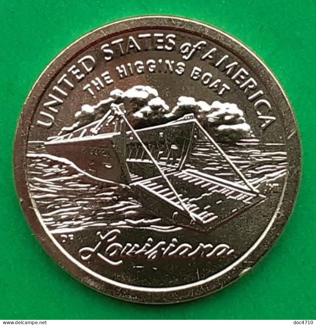 USA 1 Dollar 2023 P, Innovation-Louisiana - Higgins Boat, KM#781, Unc - 2000-…: Sacagawea