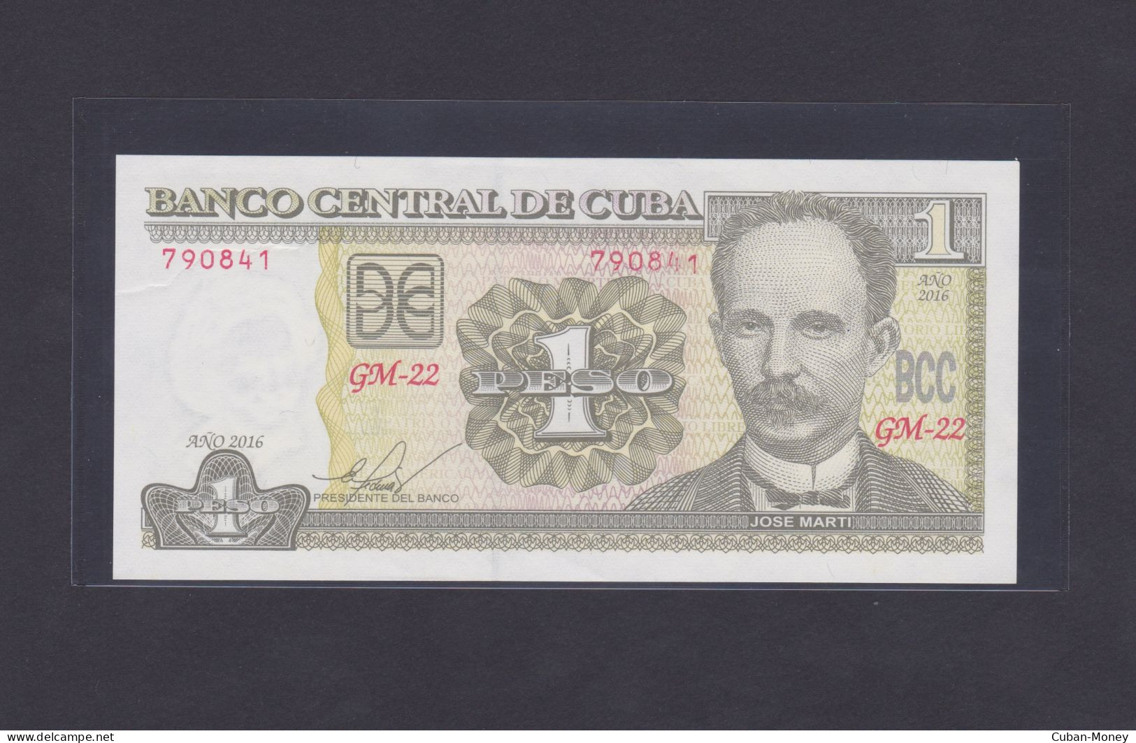 Cuba 1 Peso 2016 SC / UNC - Cuba