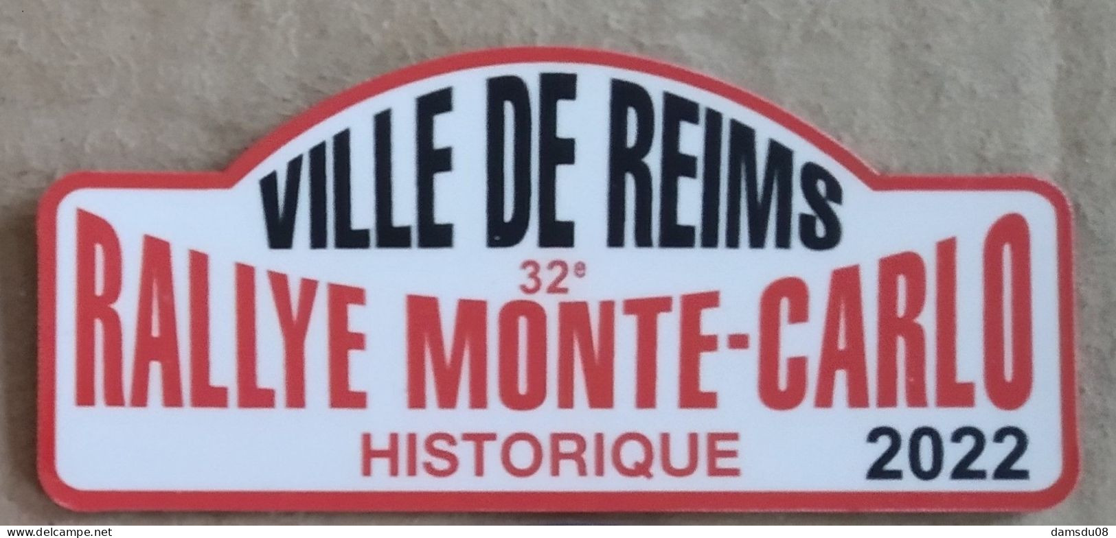 Aimant Rallye Monte Carlo Historique 2022 Reims  Magnet - Transporte