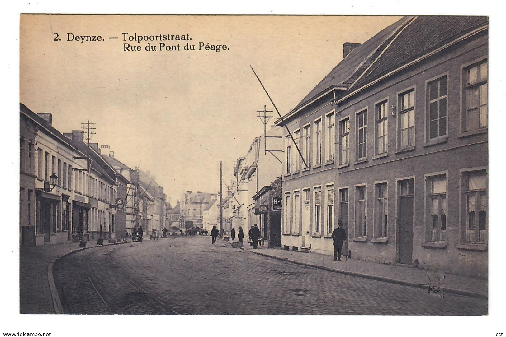 Deynze Deinze  Tolpoortstraat    Rue Du Pont Du Péage - Deinze