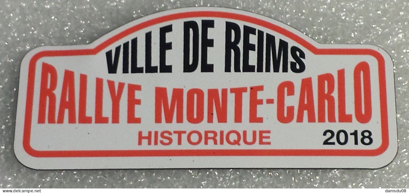 Aimant Rallye Monte Carlo Historique 2018 Reims  Magnet - Transports