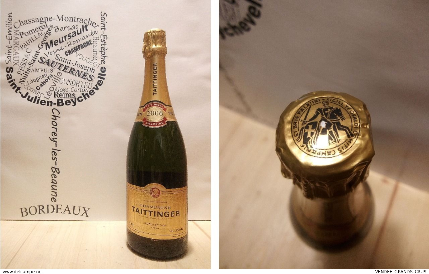 Champagne Taittinger 2006 - Champagne - 1 X 75 Cl - Blanc Effervescent - Champagne & Sparkling Wine