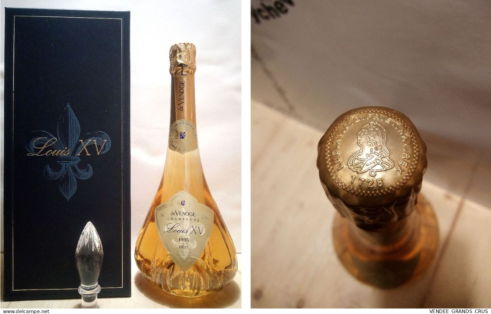 Champagne De Venoge 1995 - Cuvée Louis XV - Champagne - 1 X 75 Cl - Blanc - Champán & Cava