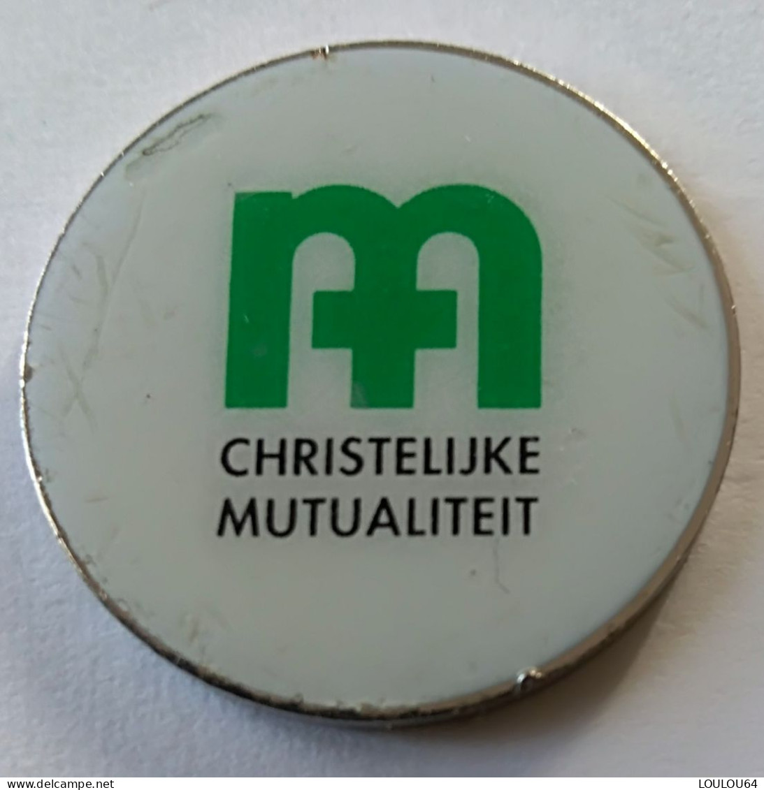 Jeton De Caddie - CHRISTELIJKE MUTUALITEIT - MUTUALITE CHRETIENNE - BELGE - En Métal - (1) - - Munten Van Winkelkarretjes