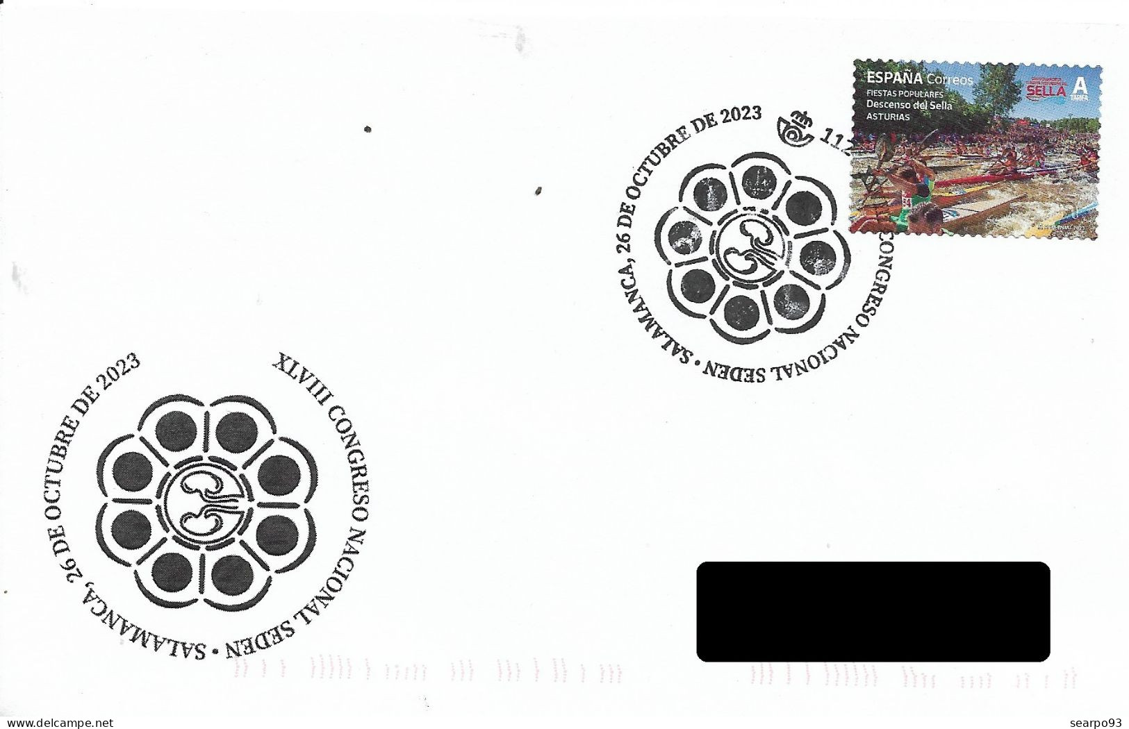 SPAIN. POSTMARK. NATIONAL CONGRESS SPANISH SOCIETY OF NEPHROLOGICAL NURSING. SALAMANCA. 2023 - Sonstige & Ohne Zuordnung