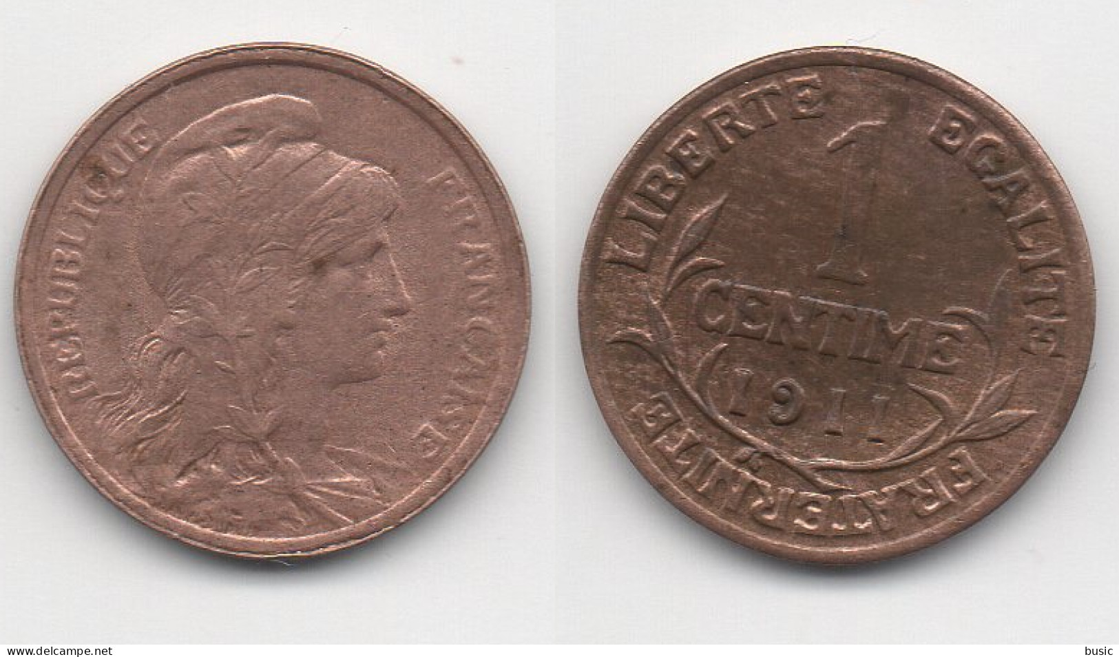 + FRANCE   + 1 CENTIME 1911 + - 1792-1975 Convention (An II – An IV)