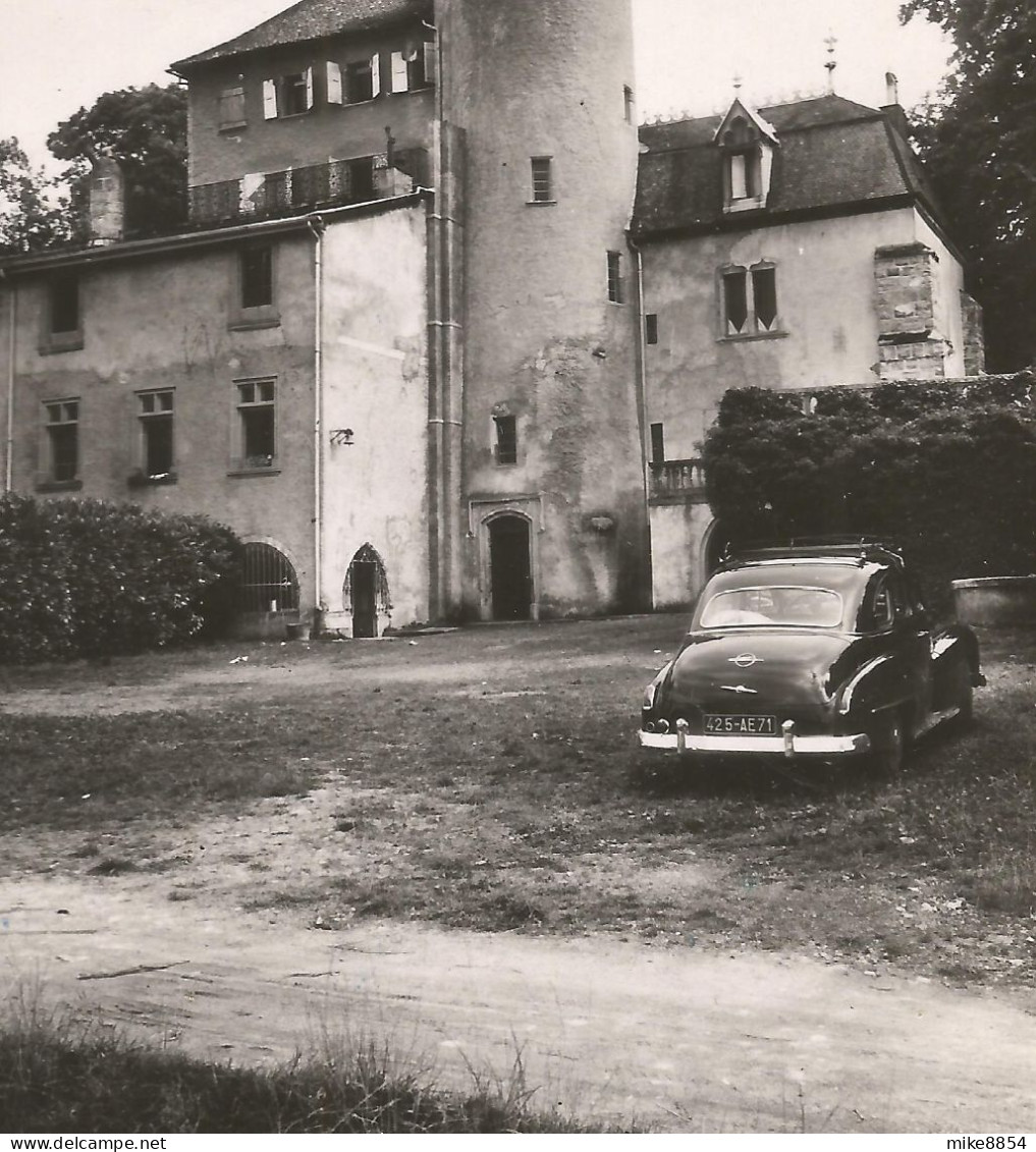 SAS1441  CPSM  LUGRIN-TOURRONDE  (Haute-Savoie) Colonie De Vacances Saint-Pierre-de-Mâcon  - Voiture OPEL ? - Lugrin