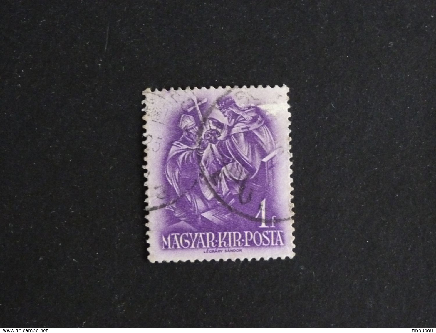 HONGRIE HUNGARY MAGYAR YT 490 OBLITERE - 9e CENTENAIRE DE LA MORT DE SAINT ETIENNE - Used Stamps