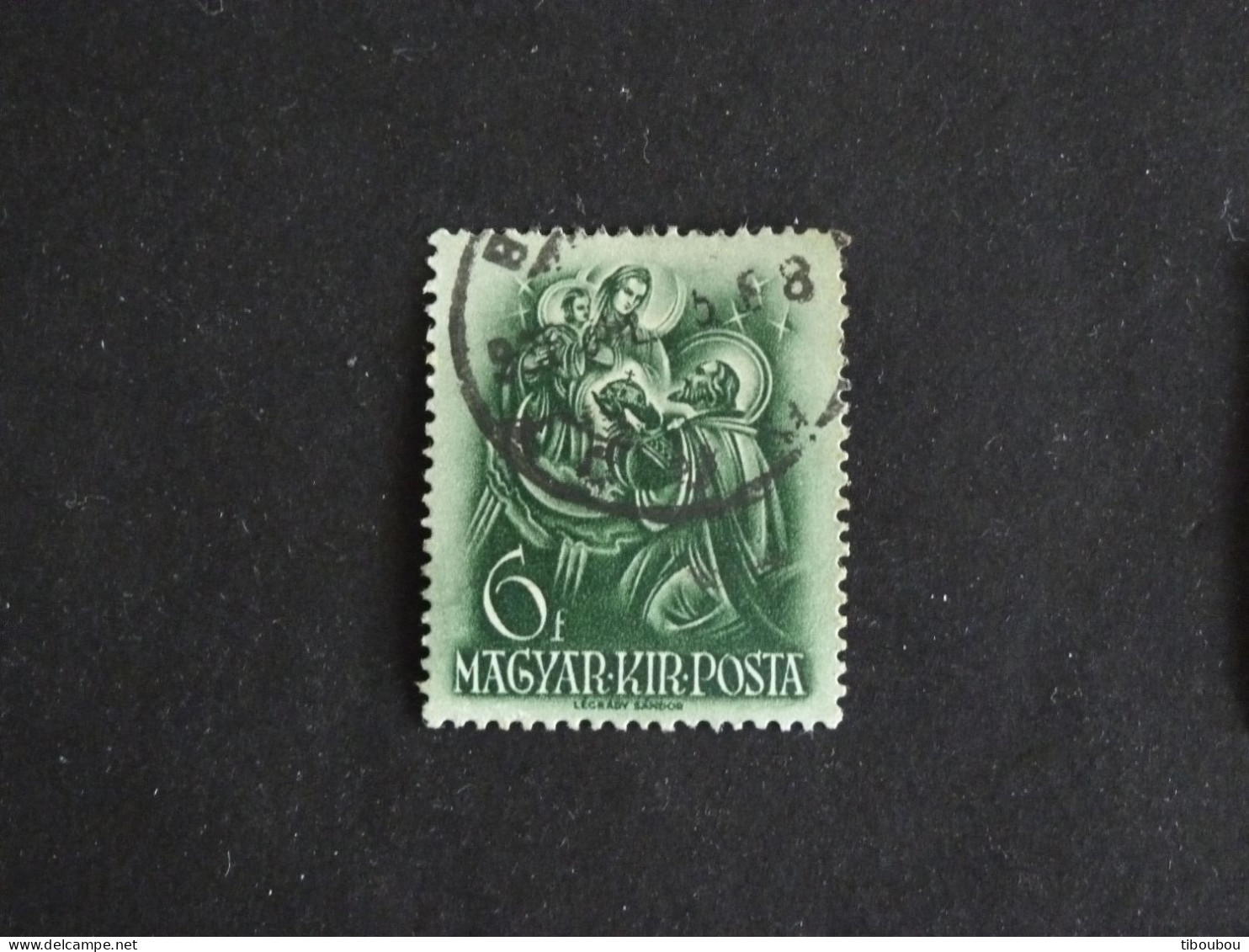 HONGRIE HUNGARY MAGYAR YT 494 OBLITERE - 9e CENTENAIRE DE LA MORT DE SAINT ETIENNE - Used Stamps