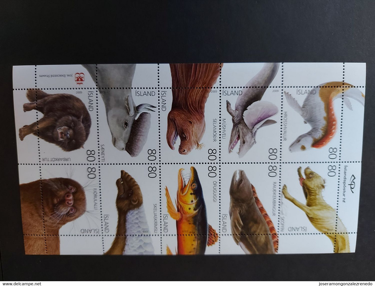 Islandia.cat.ivert.1152/61. Año.2009  .en Hoja  ..XX. - Unused Stamps