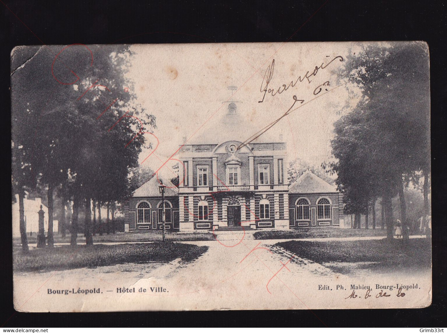 Bourg-Léopold - Hôtel De Ville - Postkaart - Leopoldsburg