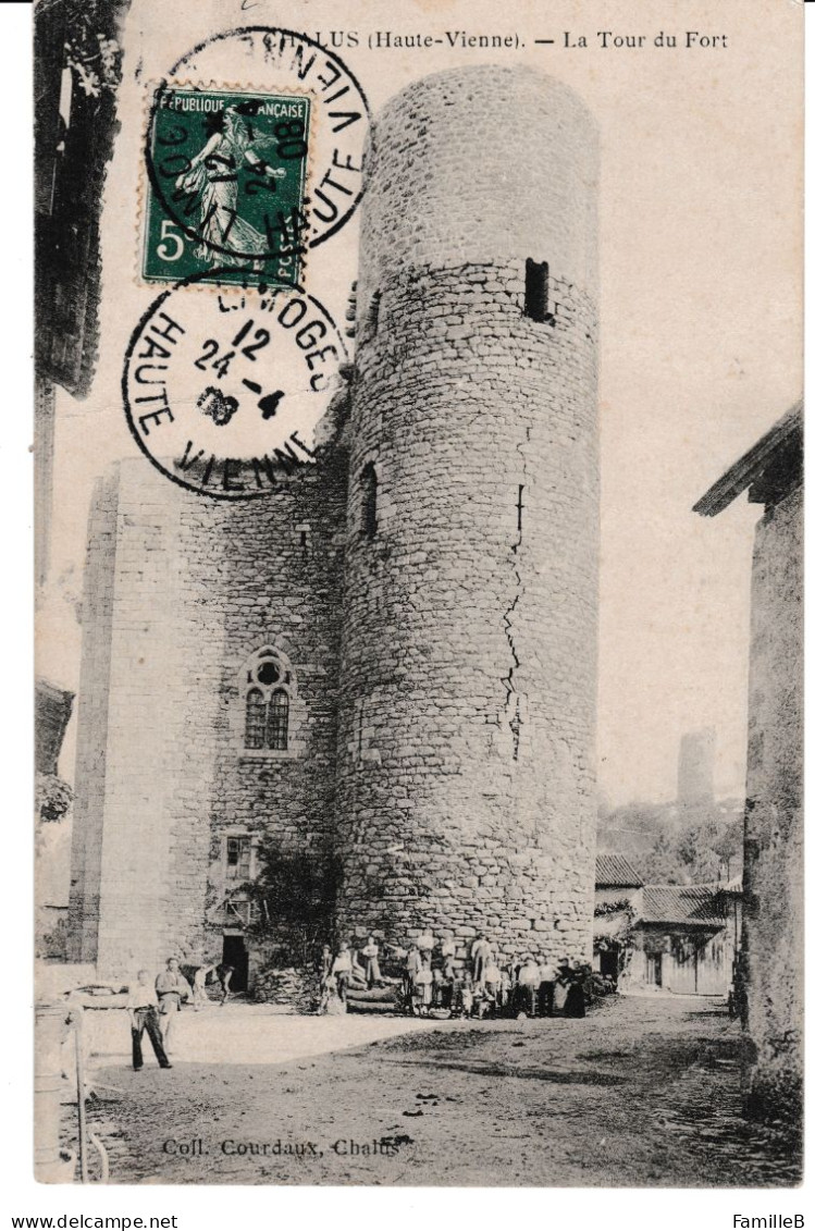 Châlus (Hte-Vienne) - La Tour Du Fort - Chalus