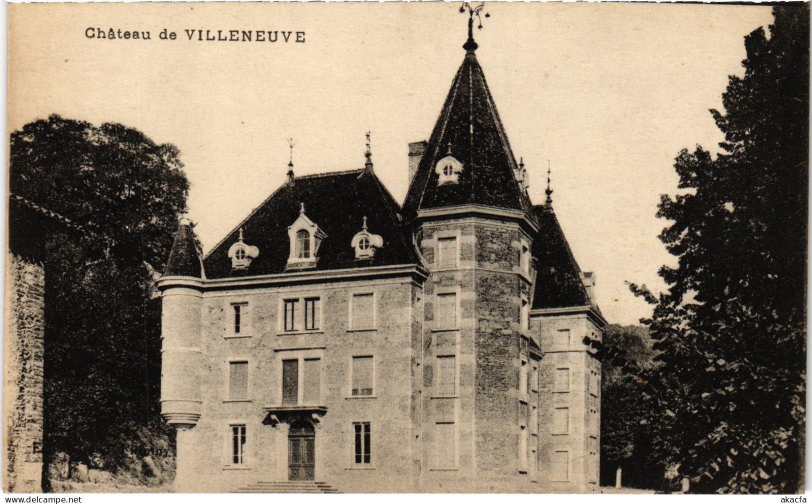 CPA Chateau De Villeneuve (1277353) - Villars-les-Dombes