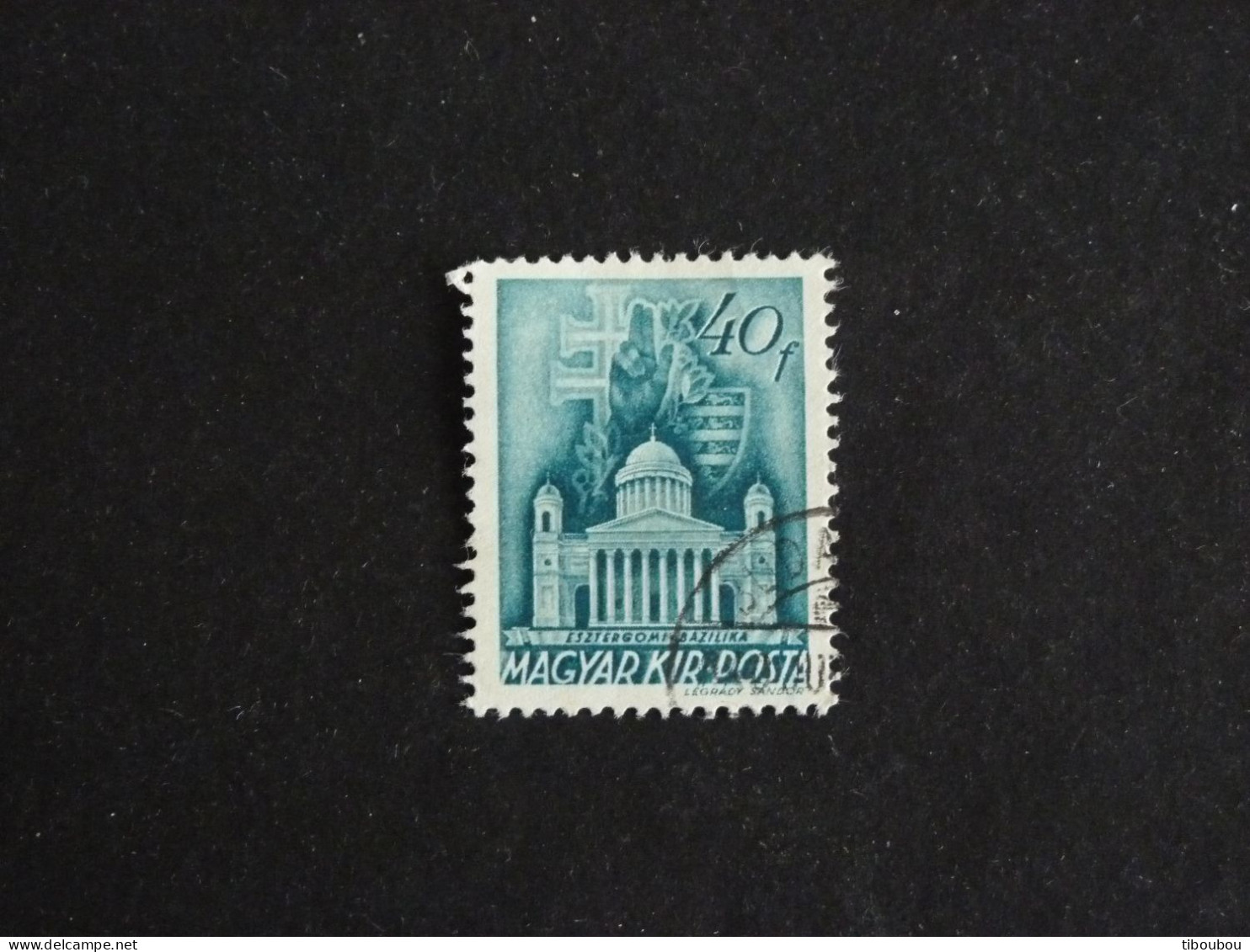 HONGRIE HUNGARY MAGYAR YT 535 OBLITERE - BASILIQUE D'ESZTERGOM - Used Stamps