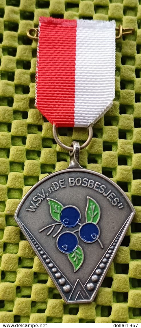 Medaille -W.S.V. De Bosbesjes Groesbeek  -  Original Foto  !!  Medallion  Dutch - Other & Unclassified