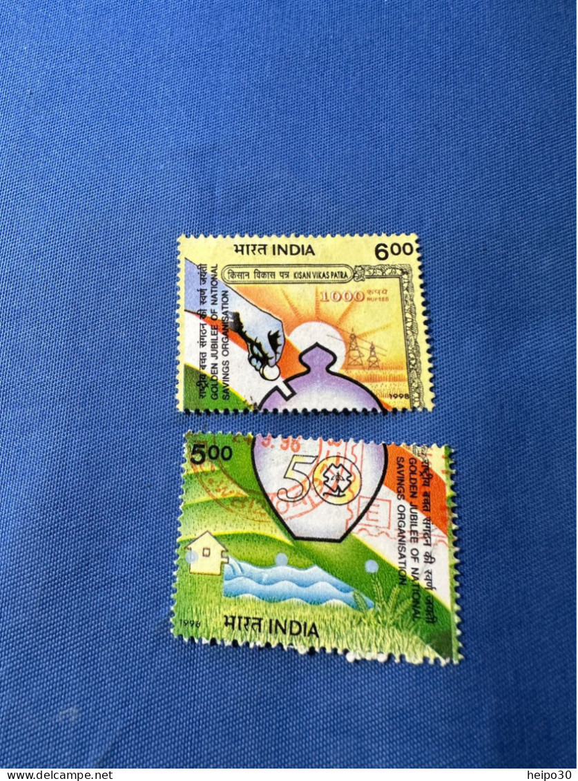 India 1998 Michel 1632-33 Nat. Sparkassenorganisation MNH - Nuevos