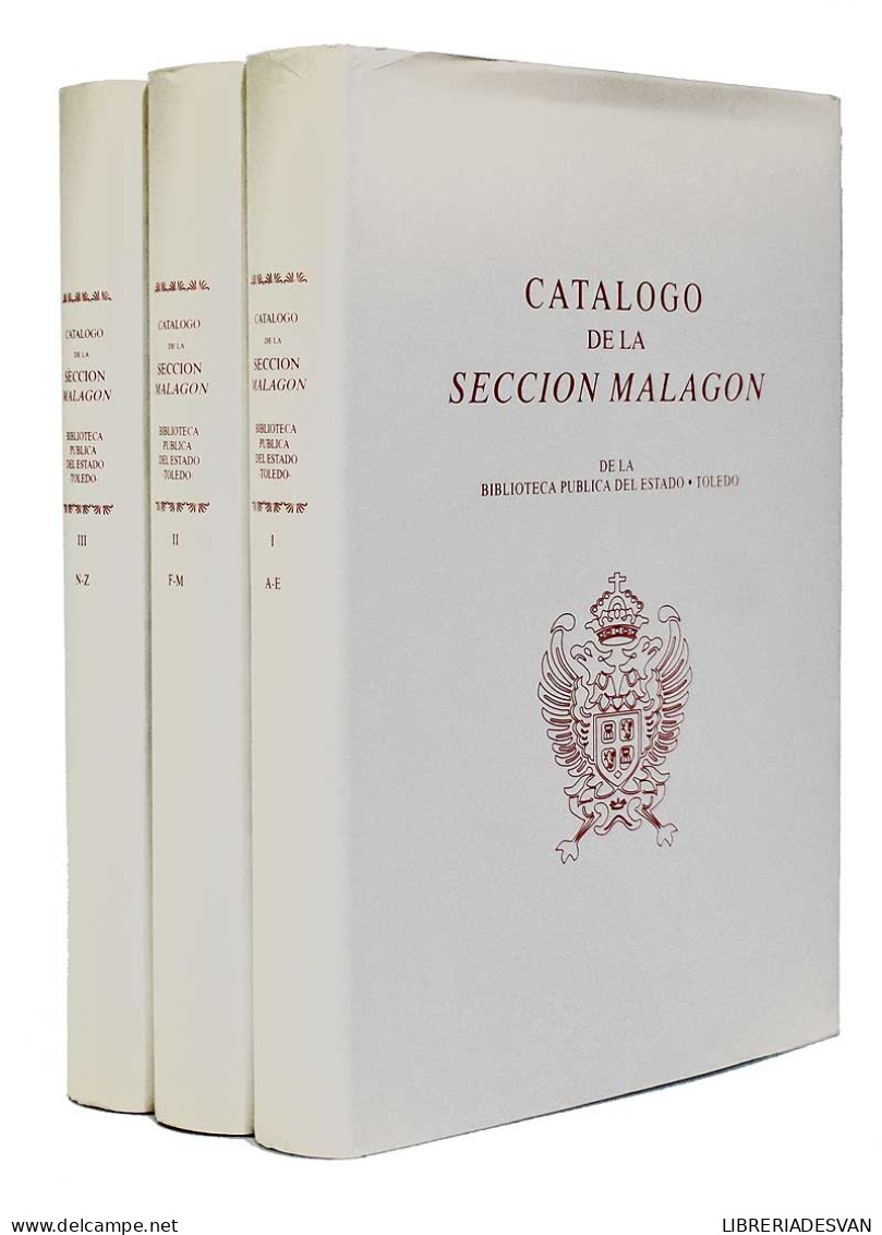 Catálogo De La Sección Malagón De La Biblioteca Pública Del Estado Toledo. 3 Vols. - Julia Méndez Aparicio - Practical