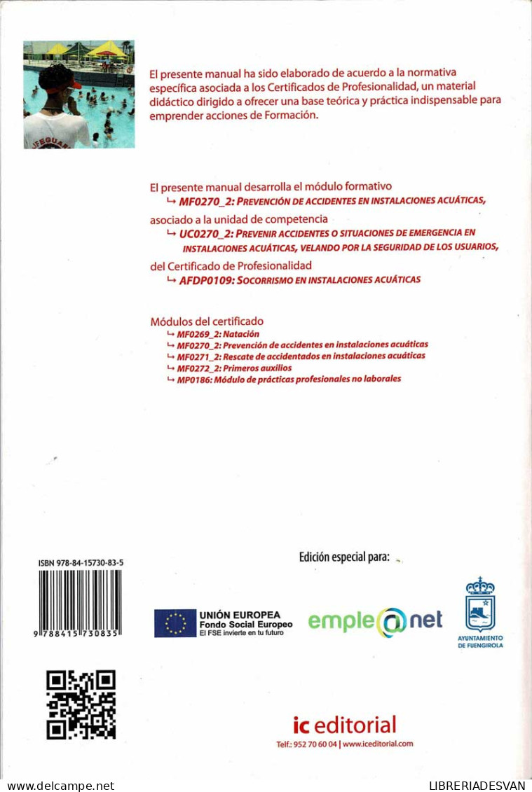 MF0270_2: Prevención De Accidentes En Instalaciones Acuáticas - José María Vegas Castillo - Práctico