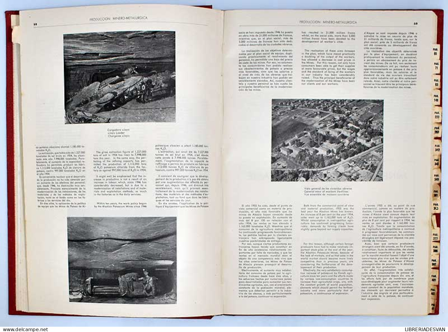 La Producción Minero-metalúrgica Mundial En El Año 1955 - Praktisch