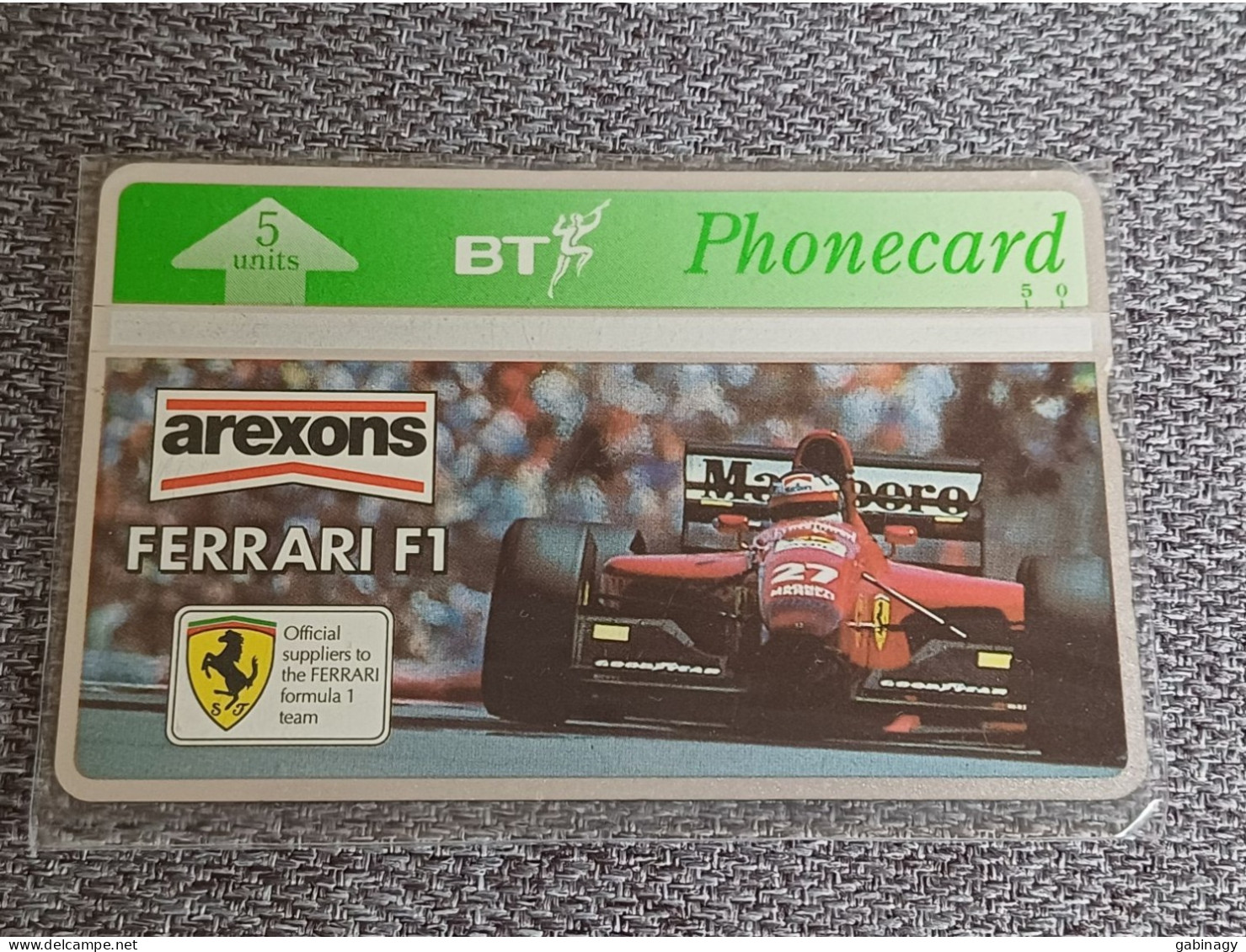 UNITED KINGDOM - BTA-090 - Arexons / Ferrari F1 Car - 20.500 EX. - BT Overseas Issues