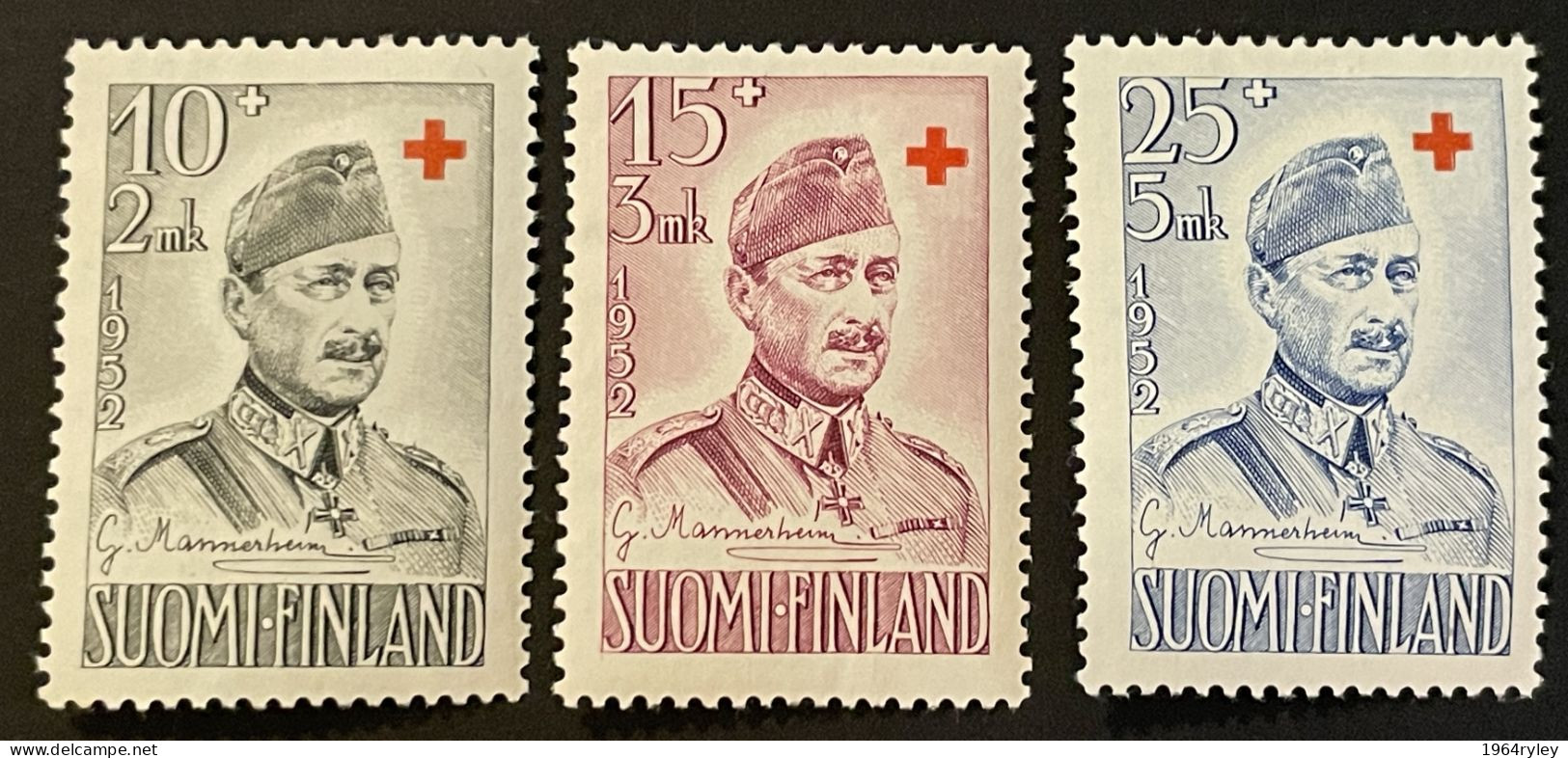 FINLAND  - MH* - 1952 - # 407/409 - Nuevos