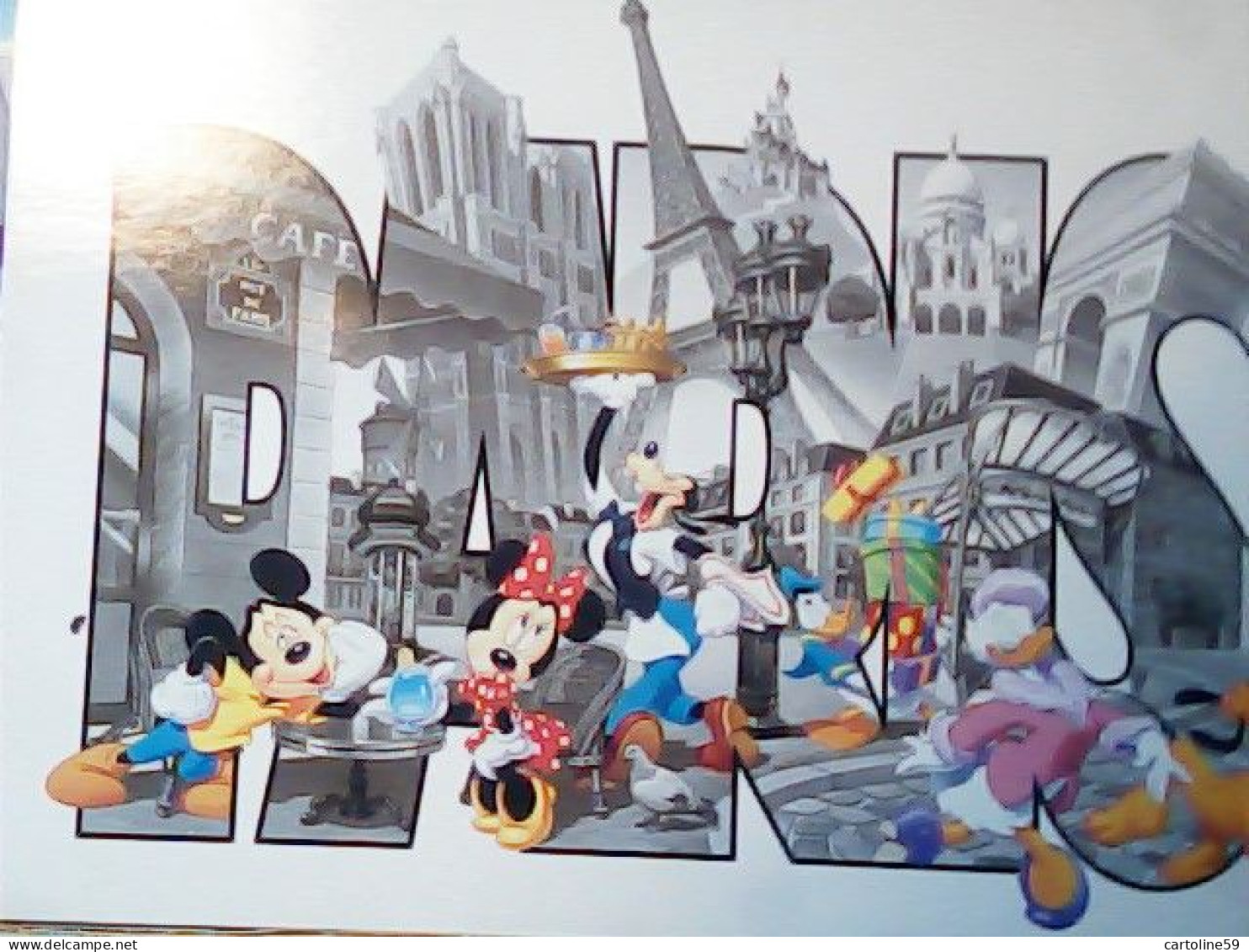 WALT DISNEY DISNEYLAND PARIS TOPOLINO MINNIE PIPPO PAPARINO PAPERINA PLUTO N2010 JU4714 - Disneyland