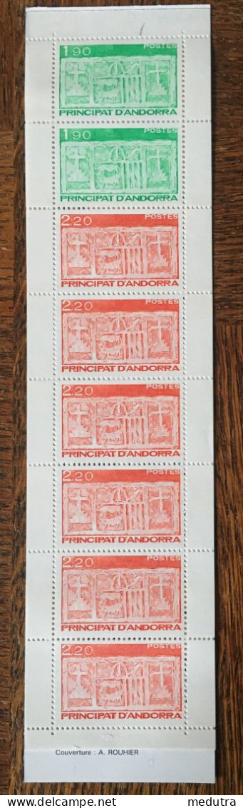 Andorre Carnet 356A  De 1987 NEUF** Non Plié (timbres 356 Et 357) - Libretti