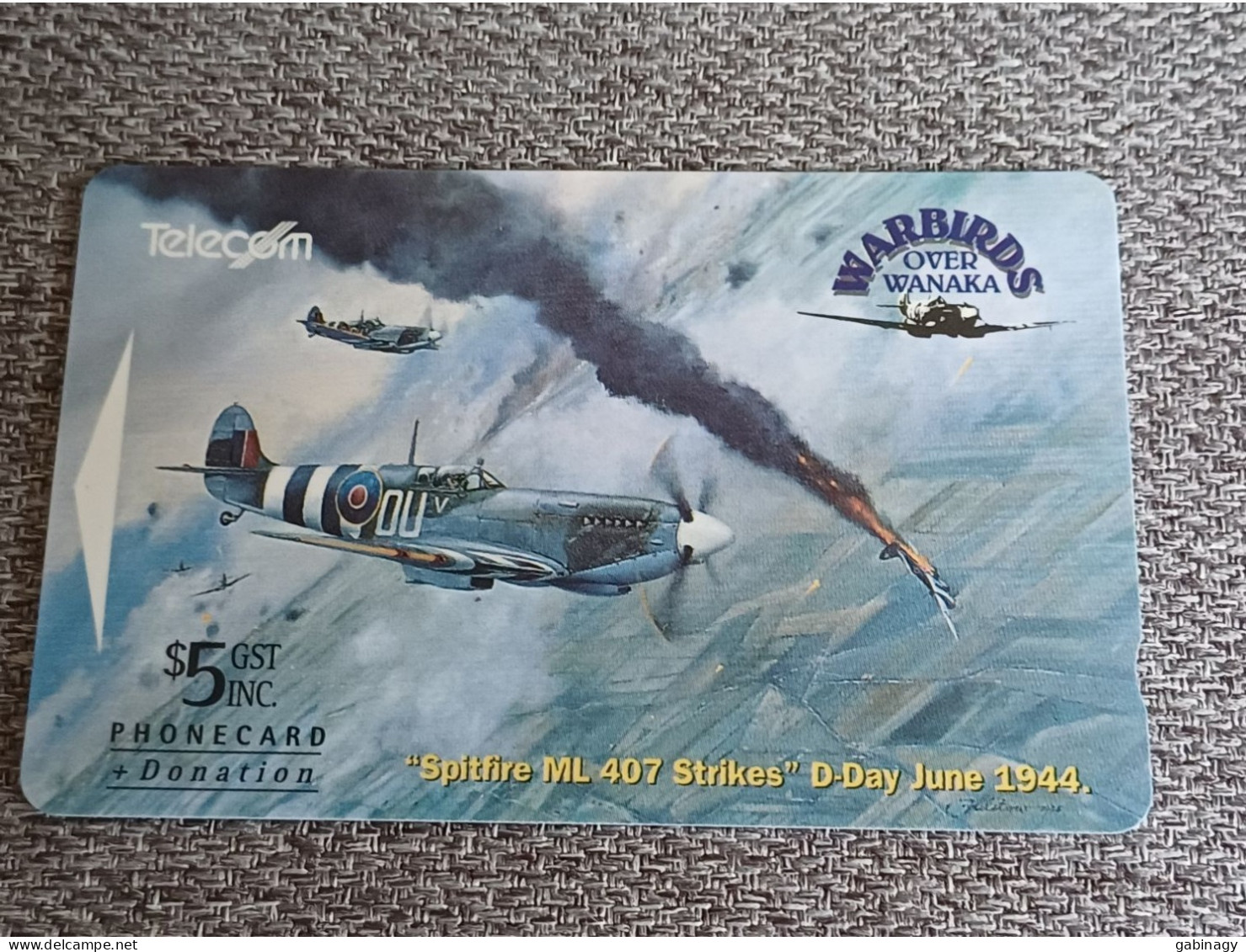 NEW ZEALAND - F-24 - Spitfire D-Day June 1944 - AIRPLANE - MILITARY - 15.500 EX. - New Zealand