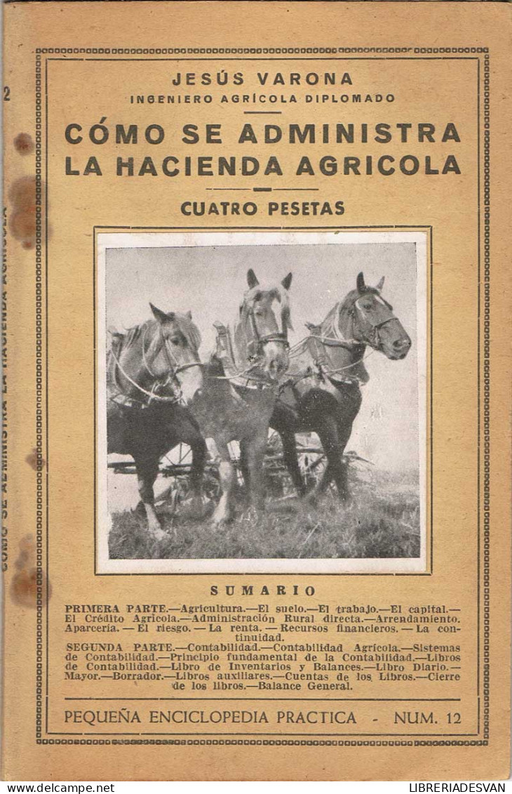 Cómo Se Administra La Hacienda Agrícola - Jesús Varona - Praktisch