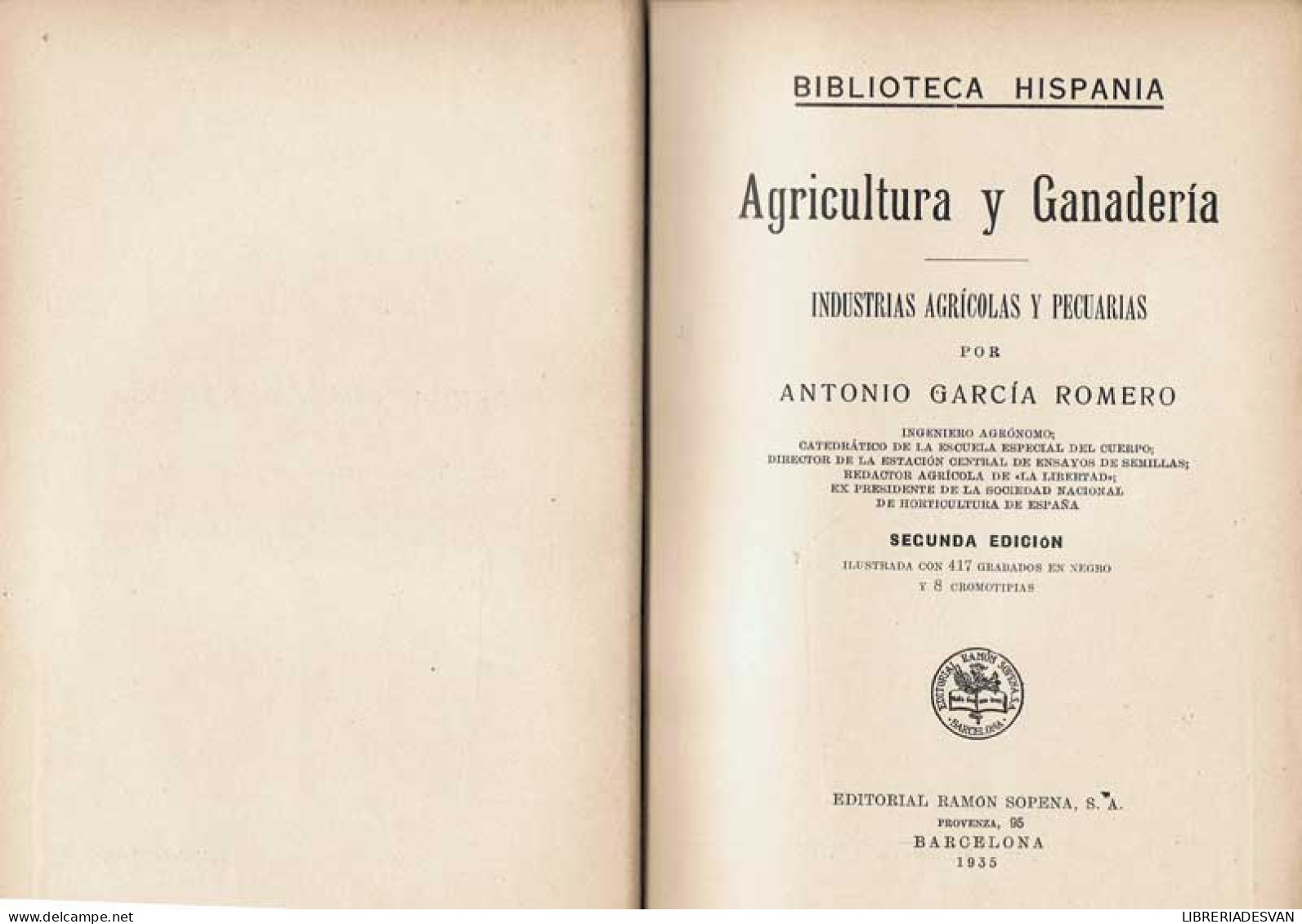 Agricultura Y Ganadería E Industrias Agrícolas Y Pecuarias - Antonio García Romero - Lifestyle