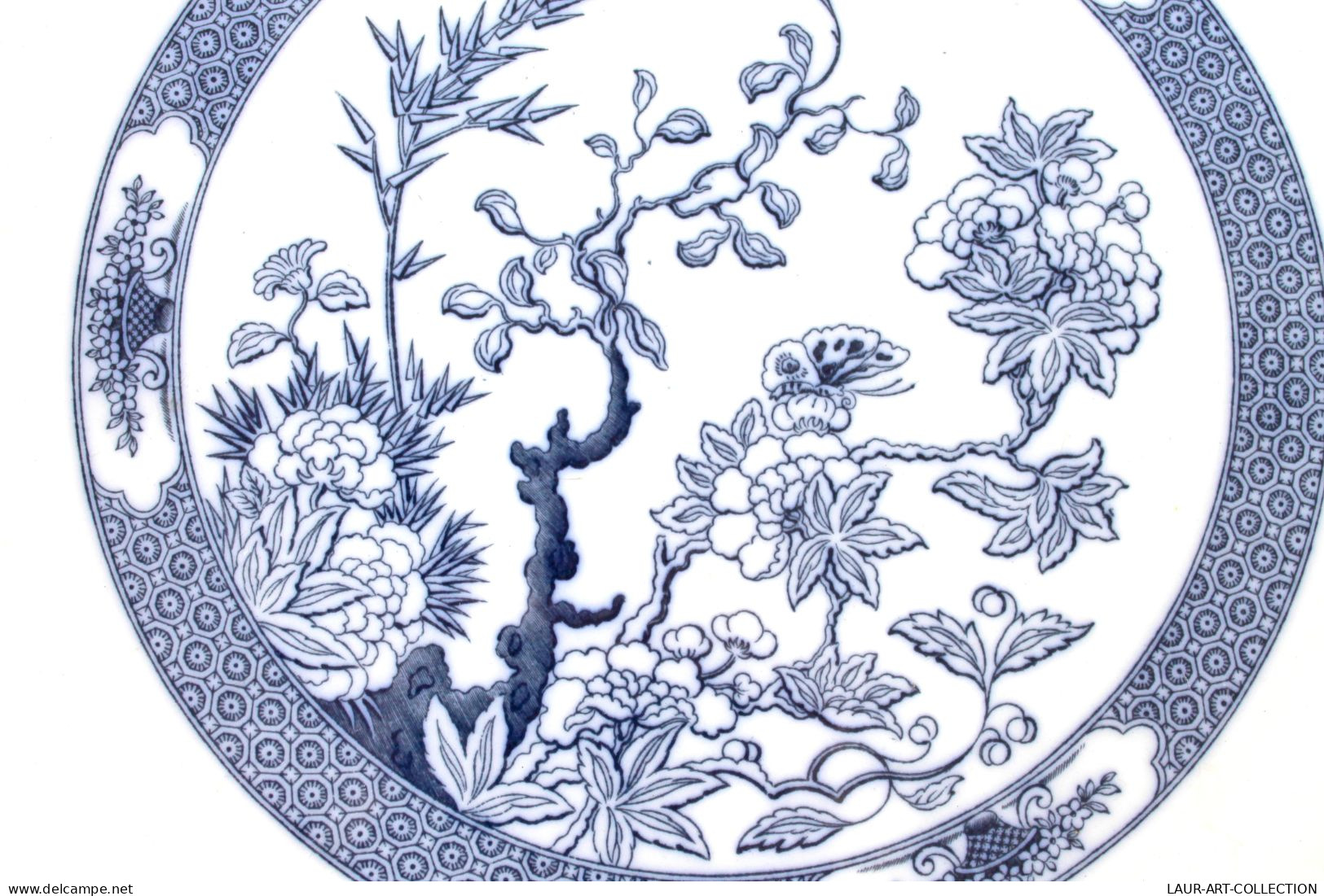 COPELAND SPODE GRAND PLAT (36cm) RAVIER ANGLAIS En FAIENCE XIXe, DECOR JAPONISANT / ART DE LA TABLE, DECORATIF (1102.14) - Copeland