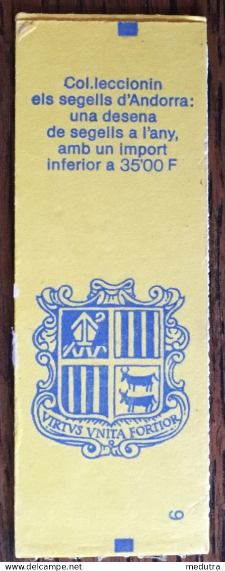 Andorre Carnet 409 De 1991 NEUF** Complet (non Ouvert) - Postzegelboekjes