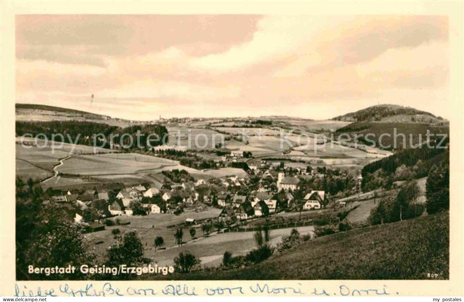 72632088 Geising Erzgebirge Panorama Bergstadt Geising Osterzgebirge - Geising