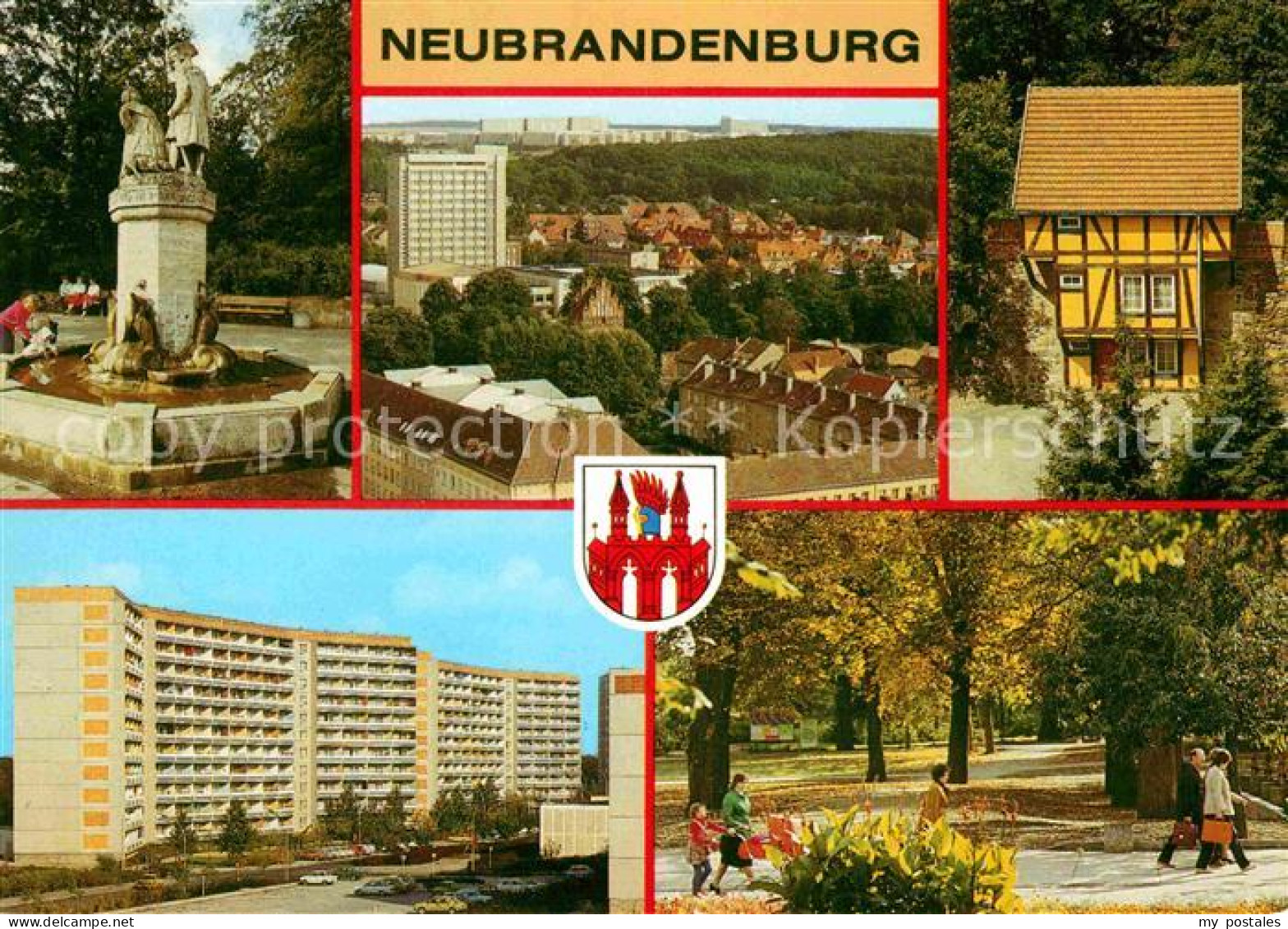 72631946 Neubrandenburg Mudder Schulten Brunnen Ostvorstadt Wiekhaus Einsteinstr - Neubrandenburg