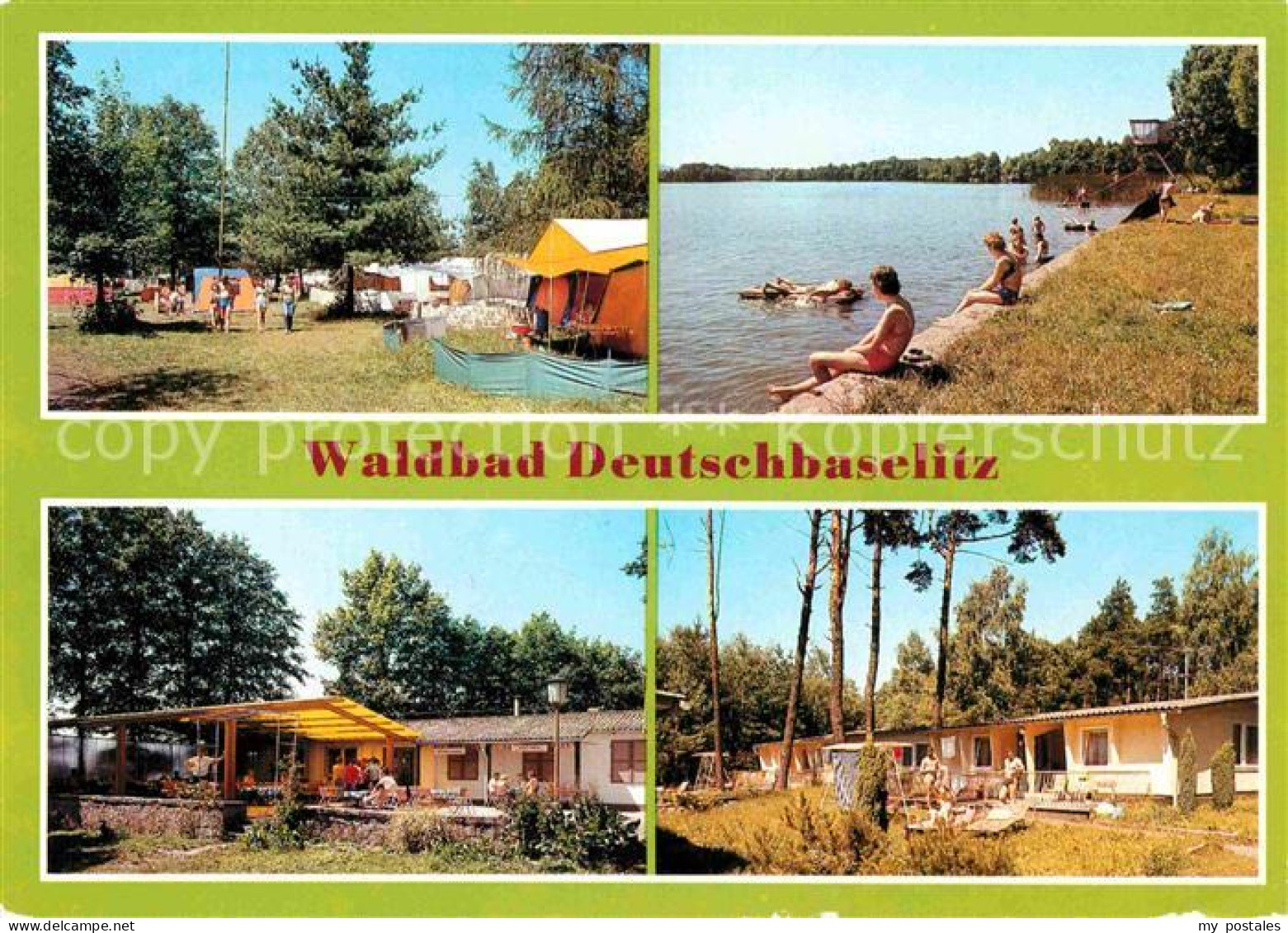 72631932 Deutschbaselitz Waldbad Camping Restaurant Bungalowsiedlung Kamenz - Kamenz