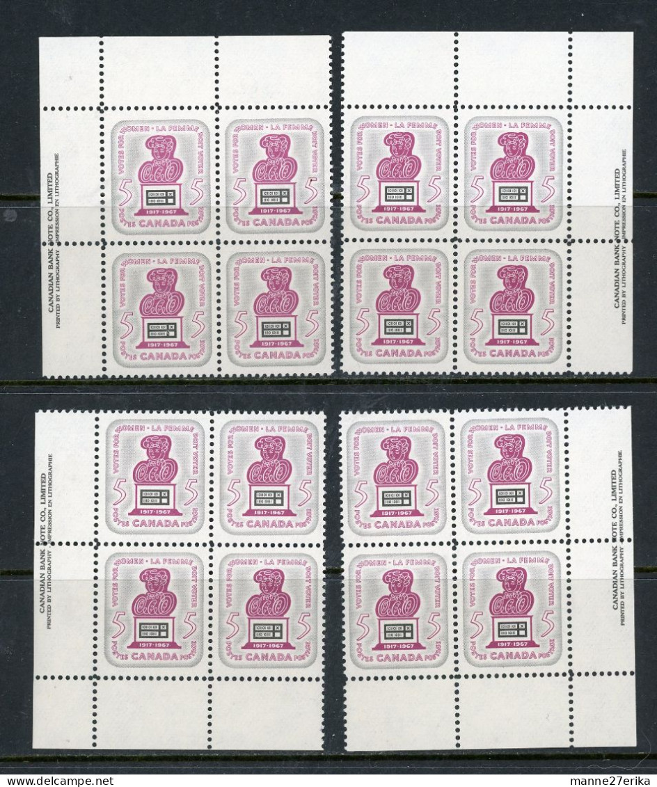 Canada MNH 1967 "Vote For Women" - Unused Stamps
